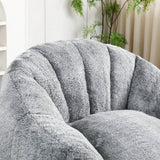 High-Density Foam Faux Fur Beanbag Chair - Sleep Galleria
