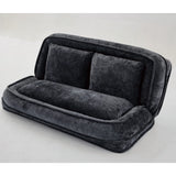 Adjustable 5-Position Medium-Soft Chenille Loveseat Sofa - Omega Lifestyles
