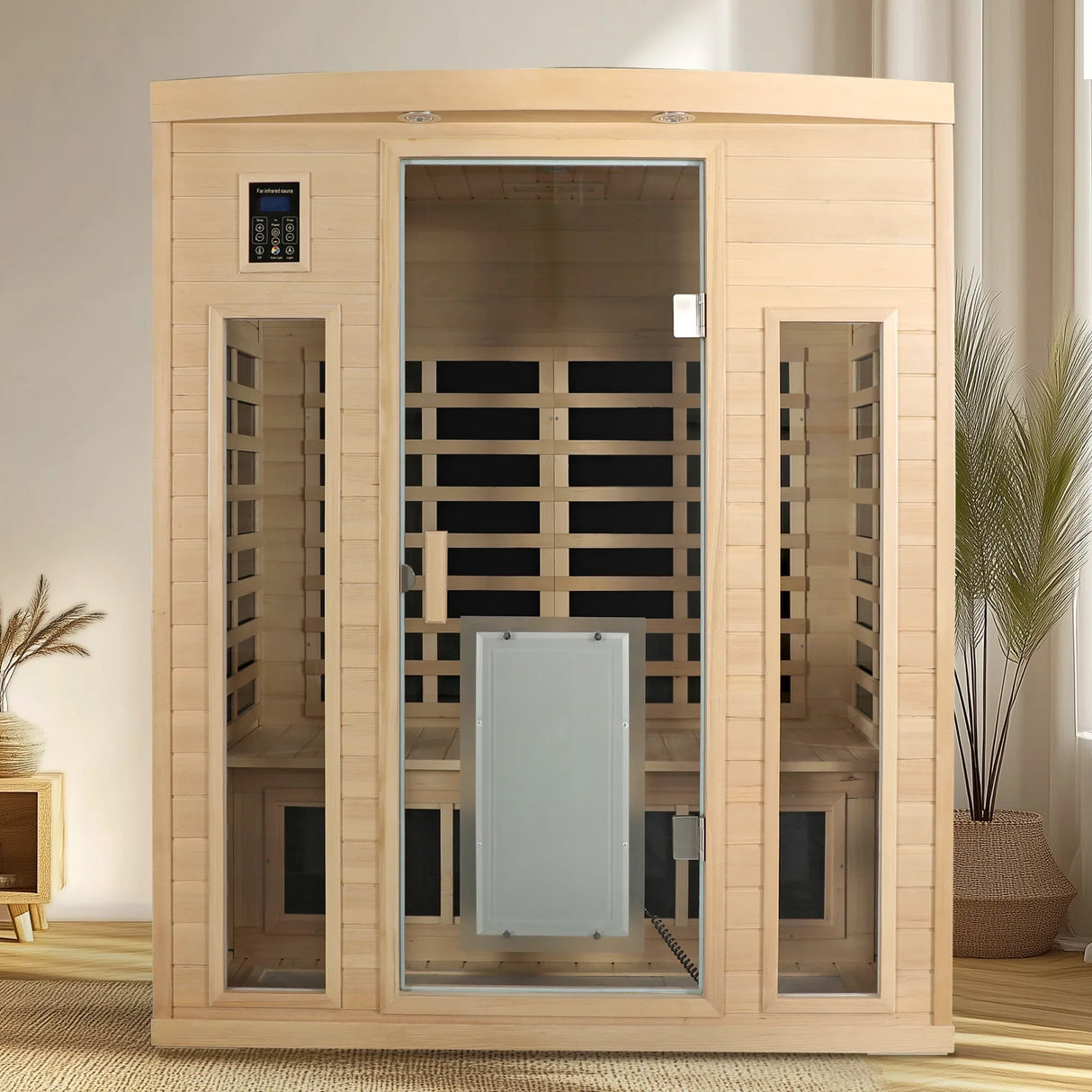Low EMF Three Person Far Infrared Sauna Room - Omega Lifestyles