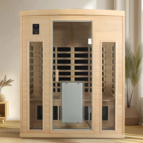 Low EMF Three Person Far Infrared Sauna Room - Omega Lifestyles