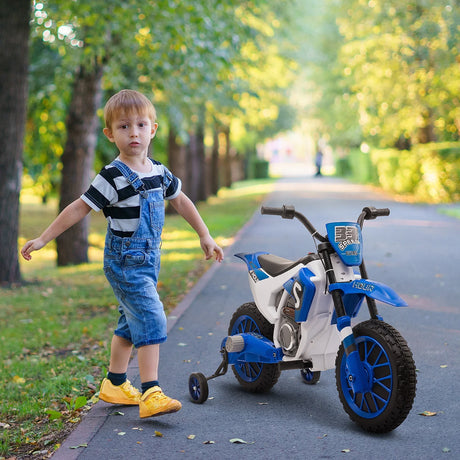12V Battery-Powered Kids Electric Ride-On Motorcycle Toy - Omega Lifestyles