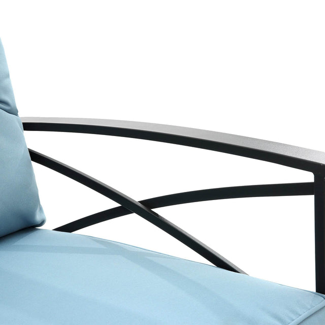 3-Piece Outdoor Rocking Rattan Chair Set With Table - Omega Lifestyles