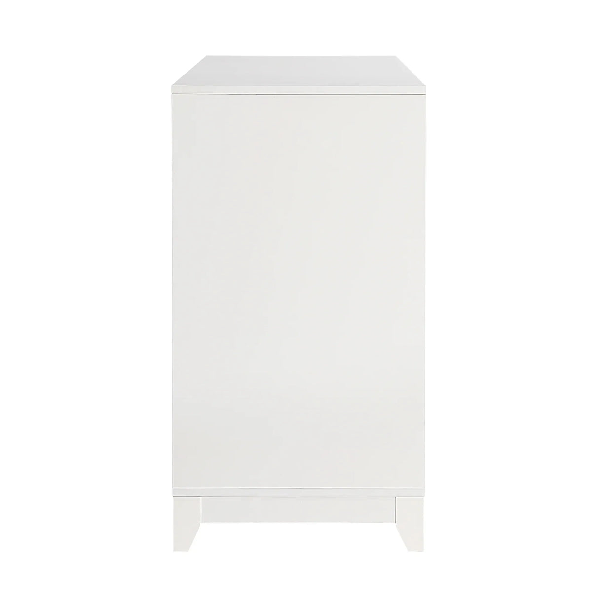 Modern White Particle Board MDF TV Stand Cabinet - Omega Lifestyles