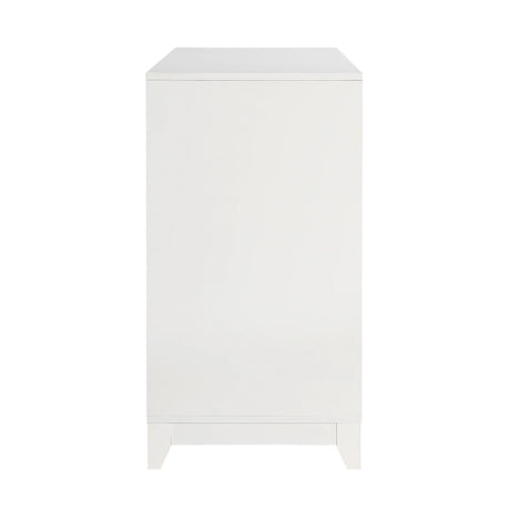 Modern White Particle Board MDF TV Stand Cabinet - Omega Lifestyles