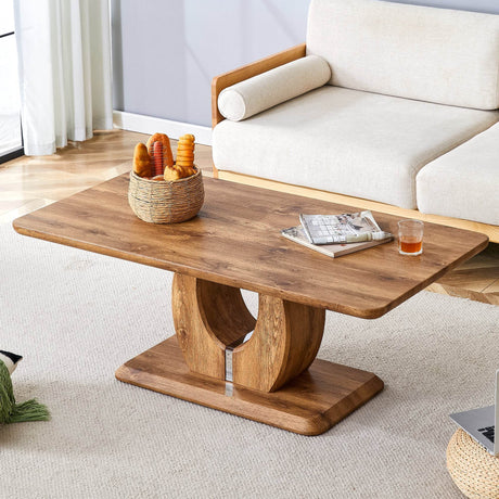 Modern Wood MDF Multipurpose Rectangular Coffee Table - Sleep Galleria
