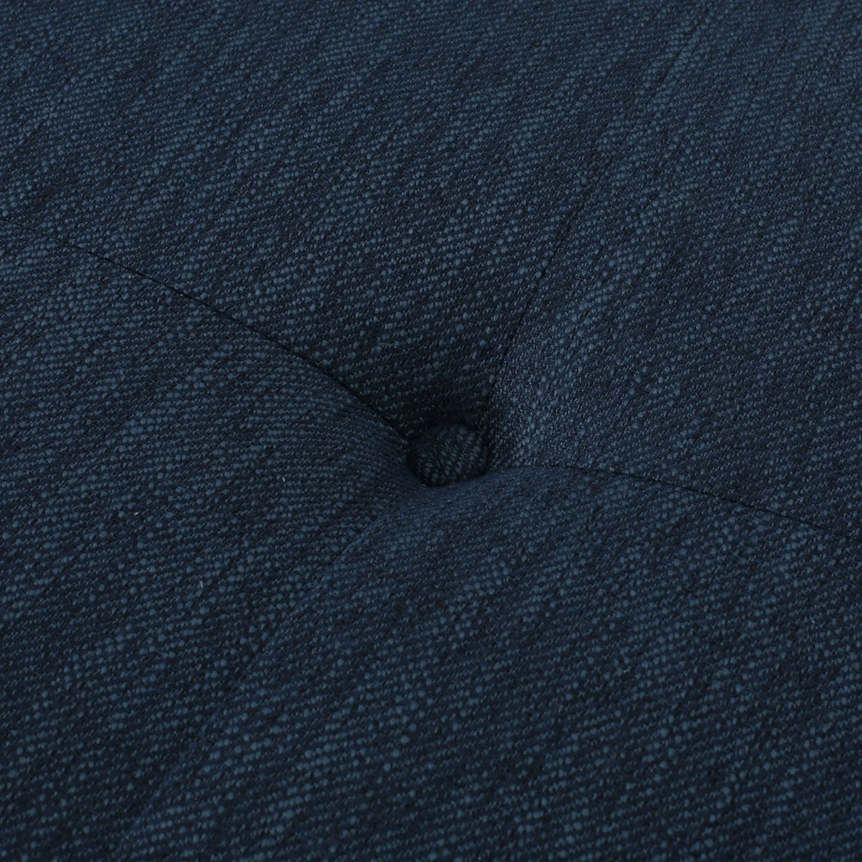 Mid-Century Button-Tufted Fabric Chaise Lounge With Bolster Pillow - Omega Lifestyles