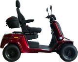 Heavy Duty 4-Wheel Mobility Scooter With Dual-Brake System - Omega Lifestyles