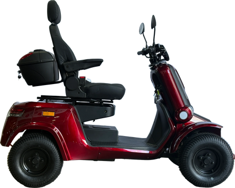 Heavy Duty 4-Wheel Mobility Scooter With Dual-Brake System - Omega Lifestyles
