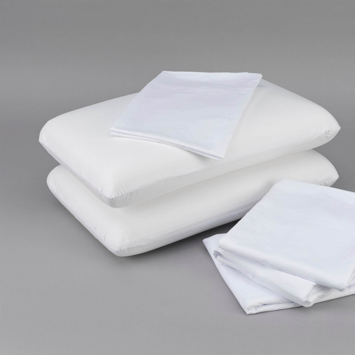 Cooling Cotton Bedding Bundle With Memory Foam Pillows - Sleep Galleria
