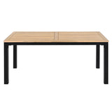 5-Piece Acacia Wood Iron Frame Patio Furniture Set - Omega Lifestyles