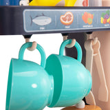 Kids Large Pretend Play Kitchen Set With Lights Sounds - Omega Lifestyles