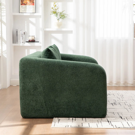 Convertible Chenille Loveseat Sofa Bed With Pillows - Omega Lifestyles