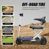 Portable Foldable Lightweight 4-Wheel Mobility Scooter M2020 - Omega Lifestyles