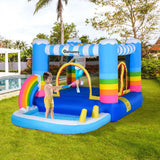 Inflatable Kids Bounce House With Trampoline Pool Slide - Omega Lifestyles