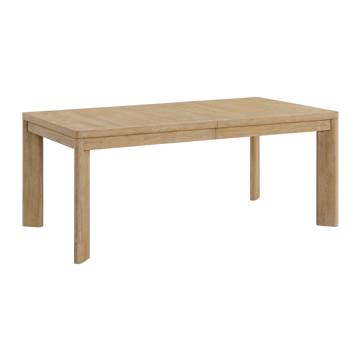 Solid Wood Contemporary Brown Leg Table 72-Inch Length