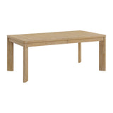 Solid Wood Contemporary Brown Leg Table 72-Inch Length