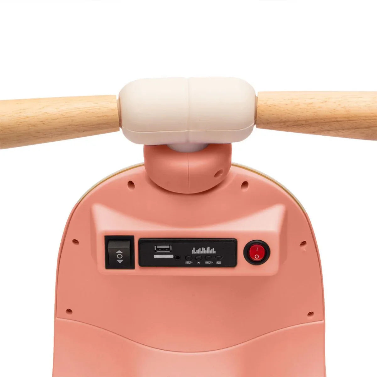 12V Pink Kids Ride-On Toddler Scooter With Remote Control - Omega Lifestyles