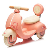 12V Pink Kids Ride-On Toddler Scooter With Remote Control - Omega Lifestyles