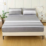 3-Piece Soft Breathable Striped Polyester Sheet Set - Sleep Galleria