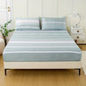 3-Piece Soft Breathable Striped Polyester Sheet Set - Sleep Galleria