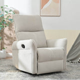 360 - Degree Swivel Medium - Soft Upholstered Recliner Chair - Calmora - Omega Lifestyles