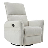360 - Degree Swivel Medium - Soft Upholstered Recliner Chair - Calmora - Omega Lifestyles