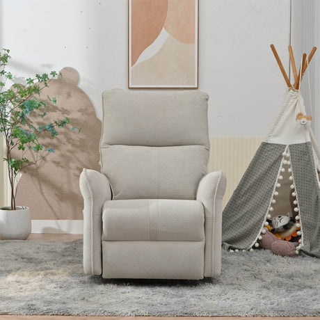 360 - Degree Swivel Medium - Soft Upholstered Recliner Chair - Calmora - Omega Lifestyles