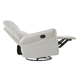 360 - Degree Swivel Medium - Soft Upholstered Recliner Chair - Calmora - Omega Lifestyles