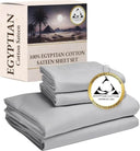 4-Piece Egyptian Cotton Sheet Set - Omega Lifestyles