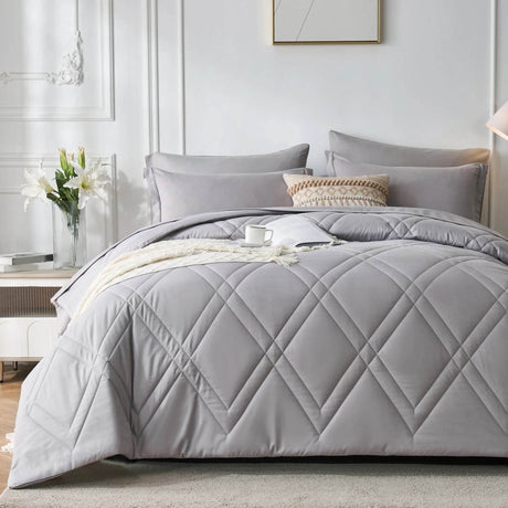 7-Piece Extra Soft Microfiber Comforter Bedding Set - Sleep Galleria
