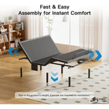 Queen Adjustable Bed Frame With Massage USB Charging Ports - Omega Lifestyles