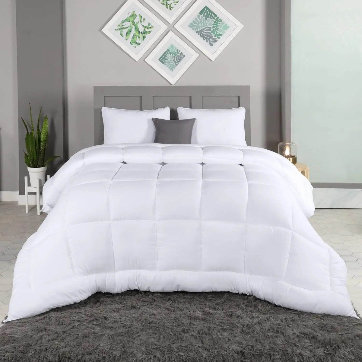 All-Season Microfiber Down Alternative Comforter - Omega Lifestyles