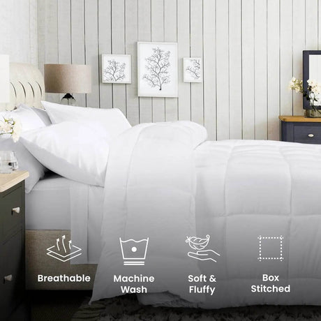 All-Season Microfiber Down Alternative Comforter - Omega Lifestyles