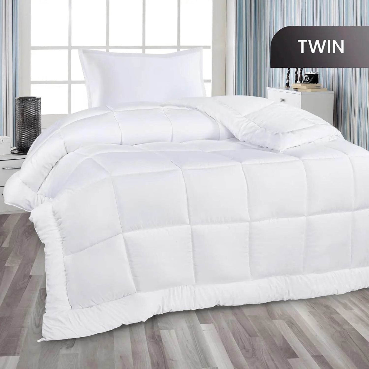 All-Season Microfiber Down Alternative Comforter - Omega Lifestyles