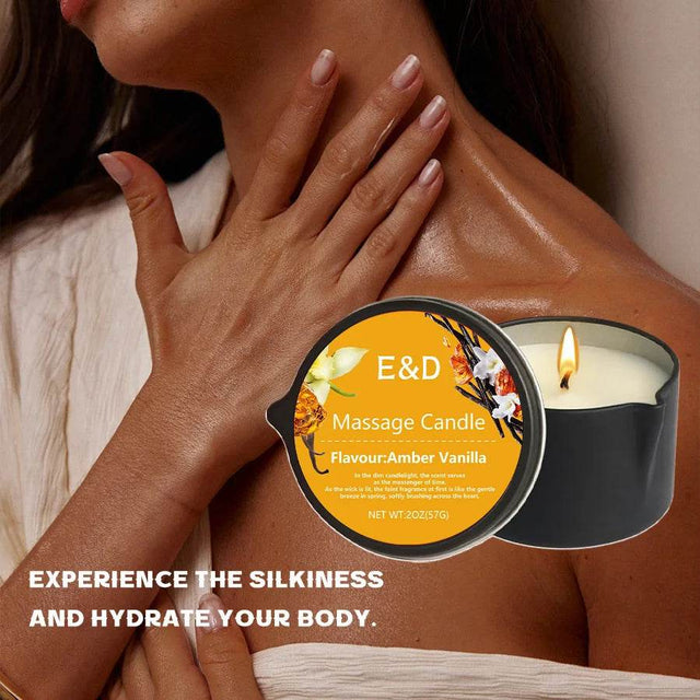 Aromatherapy Massage Oil Candle For Stress Relief - Omega Lifestyles