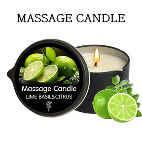 Aromatherapy Massage Oil Candle For Stress Relief - Omega Lifestyles