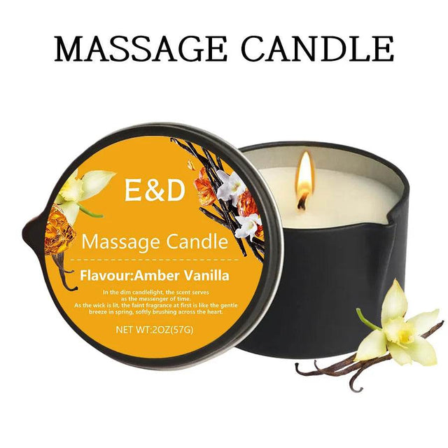 Aromatherapy Massage Oil Candle For Stress Relief - Omega Lifestyles