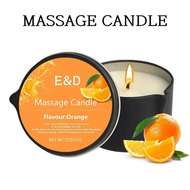 Aromatherapy Massage Oil Candle For Stress Relief - Omega Lifestyles