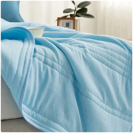 Breathable Lightweight Cooling Blanket Summer Quilt - Sleep Galleria