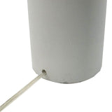 Contemporary Cement Table Lamp With Brass Finish - Sleep Galleria