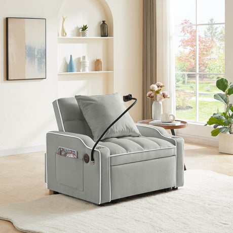 Convertible Pull Out Sleeper Chair Bed - Omega Lifestyles