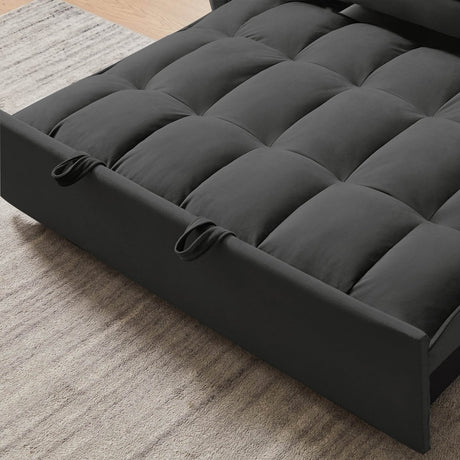 Convertible Velvet Futon Sofa Bed - Sleep Galleria