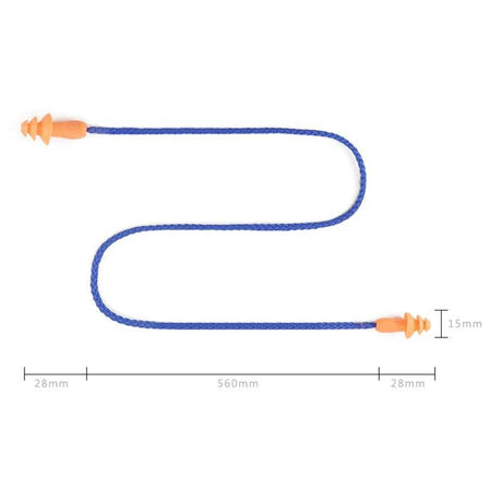 Corded Silicone Ear Plugs for Shooting Noise Reduction - Sleep Galleria