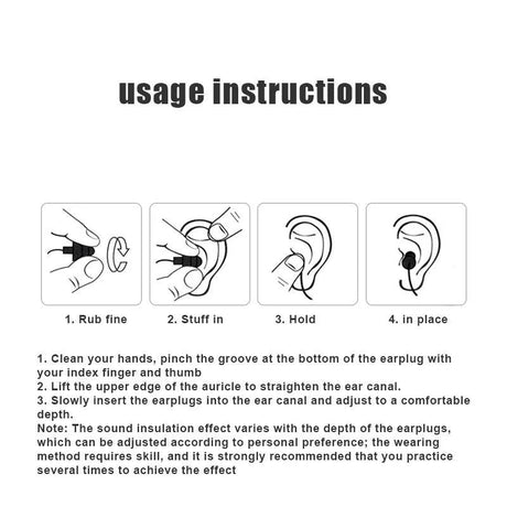 Corded Silicone Ear Plugs for Shooting Noise Reduction - Sleep Galleria