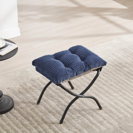 Ergonomic Navy Blue Lounge Chair - Sleep Galleria