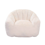 High-Density Foam Faux Fur Beanbag Chair - Omega Lifestyles