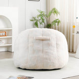 High-Density Foam Faux Fur Beanbag Chair - Omega Lifestyles