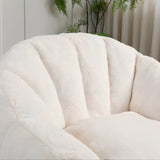 High-Density Foam Faux Fur Beanbag Chair - Omega Lifestyles