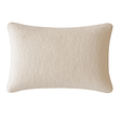 Ivory Textured Polyester Throw Pillow - Calmora - Omega Lifestyles