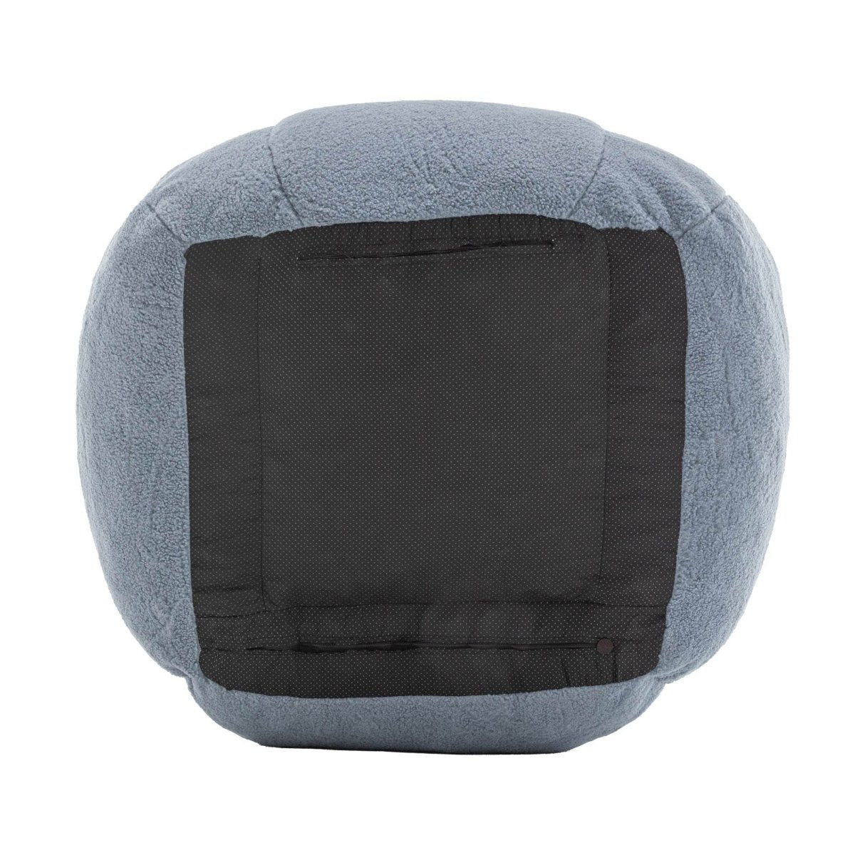 Light Blue Teddy Foam Bean Bag Chair - Sleep Galleria
